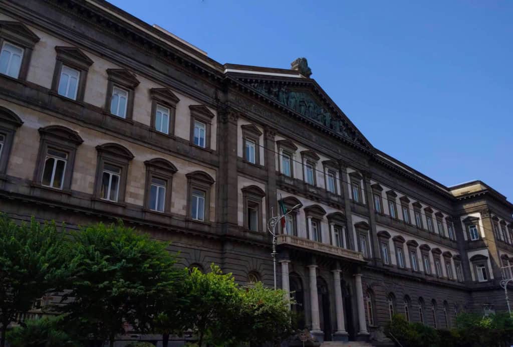 A photograph of Federico II University located in Napoli, Italy