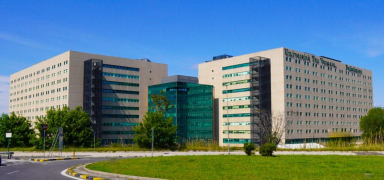 A photograph of Tor Vergatas large hospital