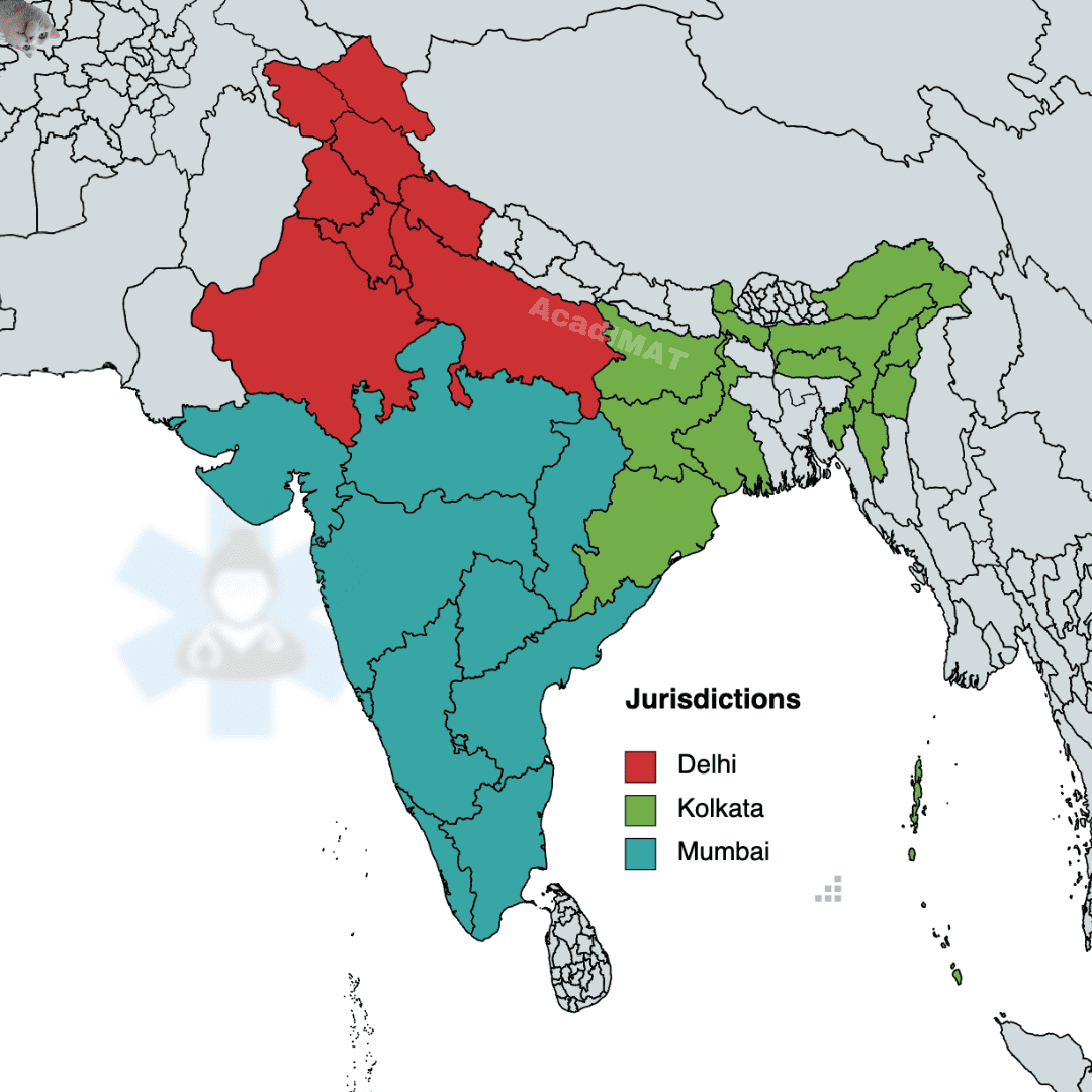 Indian Embassy jurisdictions